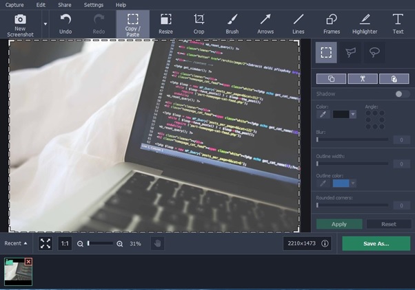 screen capturing tips