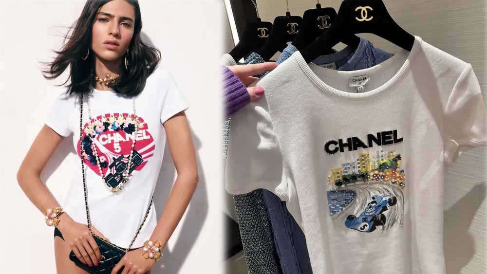 RARE* Stussy Chanel collaboration, Men's Fashion, Tops & Sets, Tshirts &  Polo Shirts on Carousell