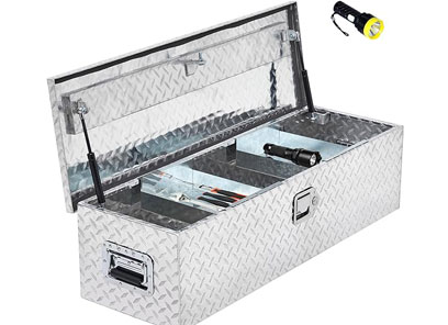 Decked's truck bed toolbox