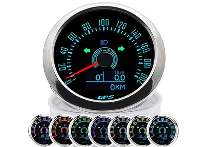 GPS Speedometer and Trip Mileage Gauge