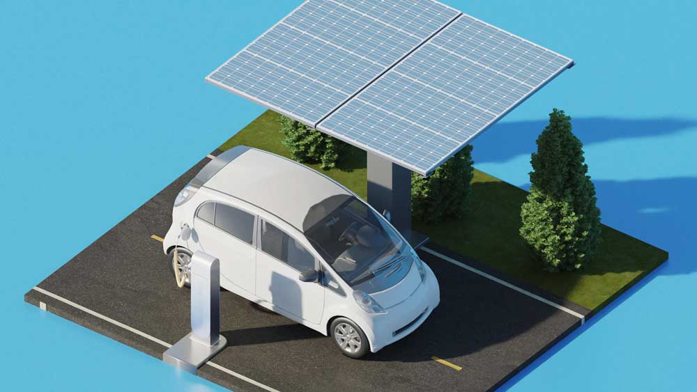 electric cars with solar panels