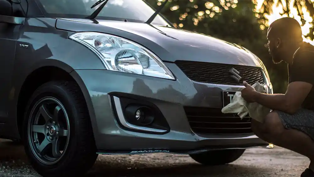 Pre-sale preparation of a car exterior