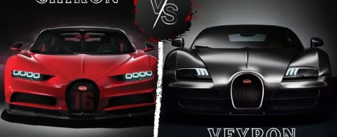 Bugatti Chiron vs Veyron