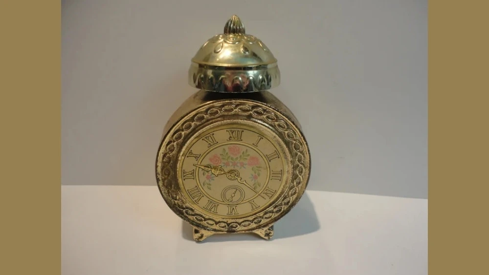 Clock Antique Avon Perfume Bottle