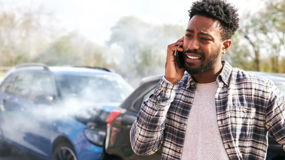 how to stay calm and take action after a collision