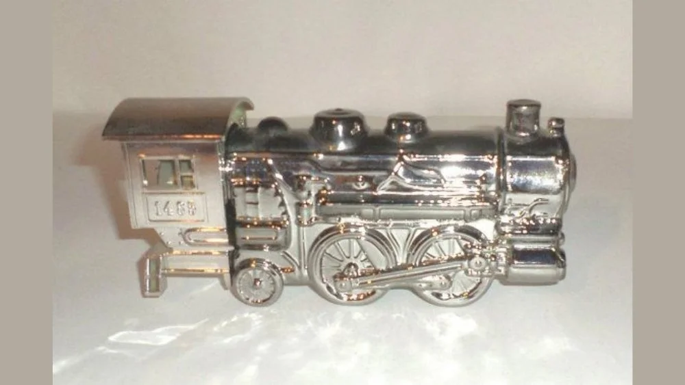 Vintage AVON Glass Train Bottle