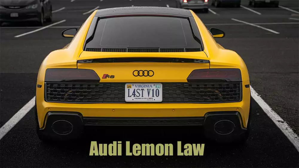 how the California lemon law protects Audi owners