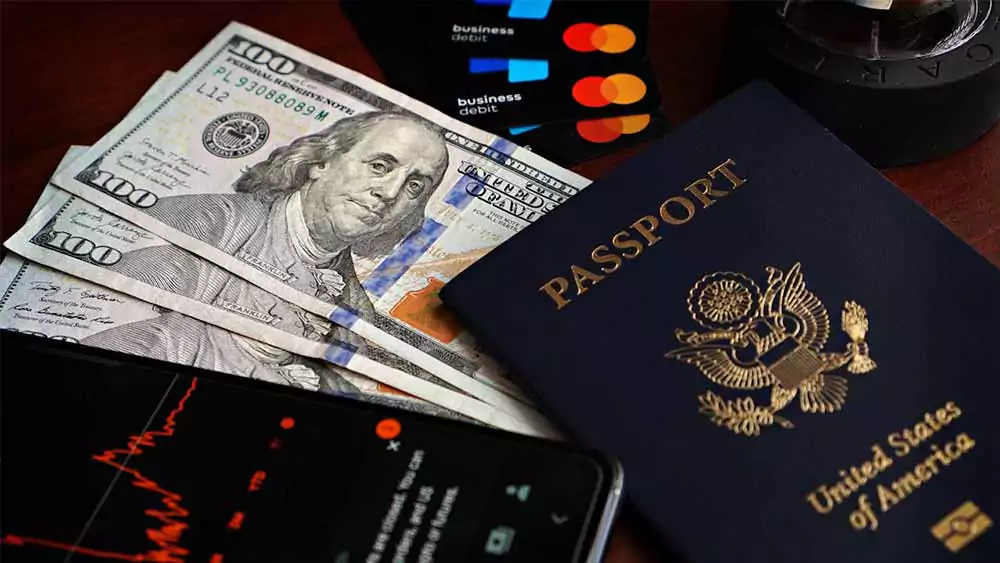 how to save money abroad using a Visa debit card