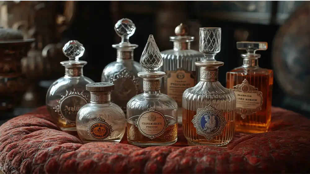 vintage perfume bottles